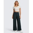 thumbnail image 3 of CRZ YOGA Lightweight Wide Leg Casual Pants for Women 30" Flowy Travel Work Loose Fit Summer, 3 of 4
