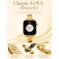 thumbnail image 4 of Wearlizer Slim Stainless Steel Watch Band Compatible with Apple Watch Band Women 38/40/41/42/44/45/46/49mm Jewelry Bracelet Strap for Series 11/10/9/8/7/6/5/4/SE/Ultra 3/2/1, 4 of 6