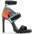 thumbnail image 3 of Steve Madden Vibing Black Multi Strap Open Toe Platform Heeled Sports Sandal (9.5, Black Multi), 3 of 3