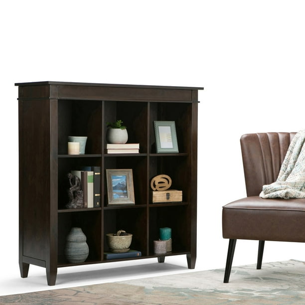 Simpli Home Carlton 9 Cube Bookcase & Storage Unit