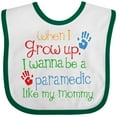 thumbnail image 3 of Inktastic Paramedic Like Mommy Boys or Girls Baby Bib, 3 of 4
