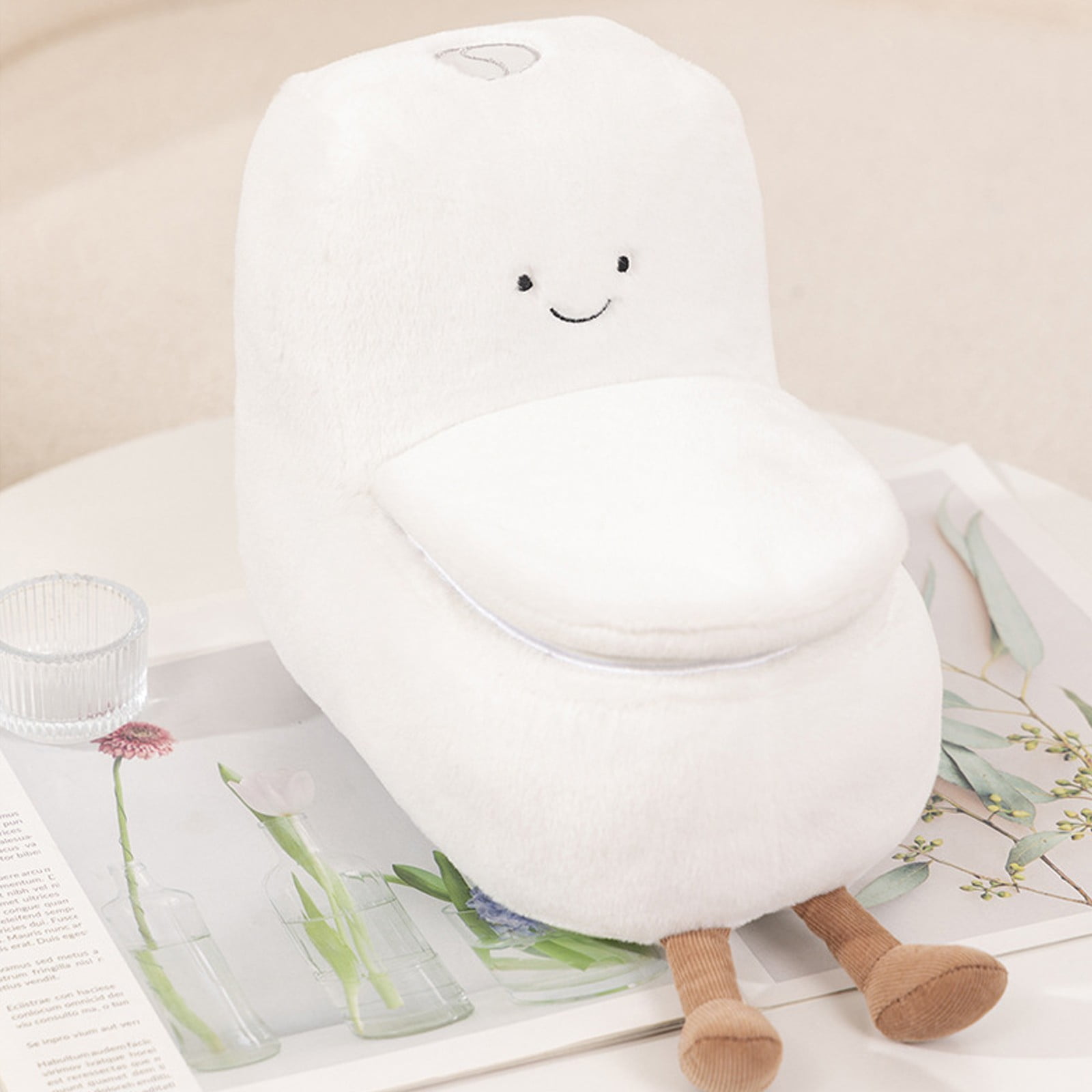 Jellycat Stuffed Animal Plush Toy, 8 Inch Cute Jellycat Toilet Bowl ...