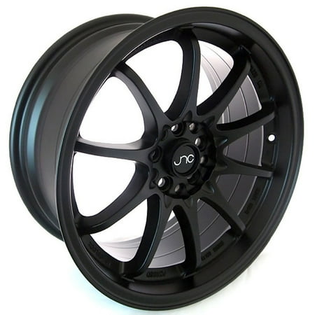 For 17x8 inch (1 Single Wheel Only) JNC Wheels - 17" JNC006 Matte Black Rim - 5x100/5x114.3 JNC Wheels-18515158086