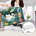 thumbnail image 6 of HELLHERO Sewing Machine Dust Cover Cat and Leaves Pattern Lightweight Stylish Decrative Case, 6 of 8