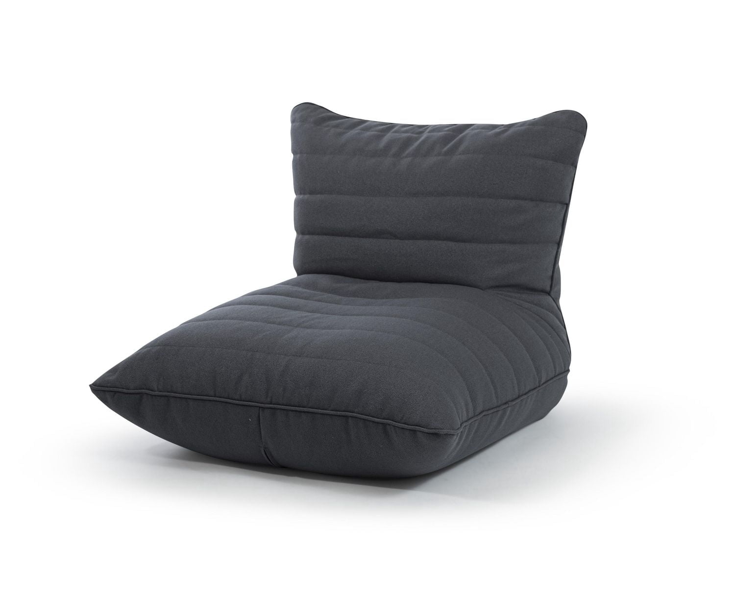 Gouchee Home Tango Charcoal Bean Bag Chair – Durable Polyester Canvas with Polystyrene Bead Filling, Suitable for Adults and Teens, Lightweight & Portable Seating for Dorm, Living Room or Lounge