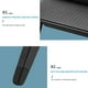 thumbnail image 3 of Cateissary Estante de pantalla portátil resistente al desgaste nuevo estilo brillante apariencia exquisita profesional estante de Almacenamiento y organización del hogar Negro Pequeño, 3 of 6