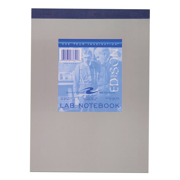 Roaring Spring Top Opening Carbonless Lab Notebook