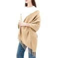 thumbnail image 4 of Alpine Swiss Womens Shawl Evening Wrap Pashmina Large Scarf Fringe Cape Poncho, 4 of 7