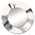 thumbnail image 2 of Designart "Expression Abstraite Neutre III" Formes Abstraites Noir Grand Miroir Rond - Miroir Rond Décoration Murale - Miroir Rond Moderne Imprimé 36 Pouces x 36 Pouces Pouces, 2 of 5