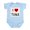 Sky Blue, variant on CafePress - I * Tuna Infant Bodysuit - Baby Light Bodysuit, Size Newborn - 24 Months