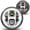 Chrome, variant on TRUE MODS 7 Inch LED Headlights Round H6024 [DOT-Approved] [High Low Sealed Beam] [HALO DRL & Turn Signals] [Black] for Jeep Wrangler JK JKU TJ LJ Chevy Ford Nissan TOYOTA Hummer LAND ROVER Mazda