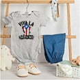 thumbnail image 3 of Viva La Puerto Rico Se Levanta Pride Romper Boys or Girls Infant Baby Brisco Brands NB, 3 of 6