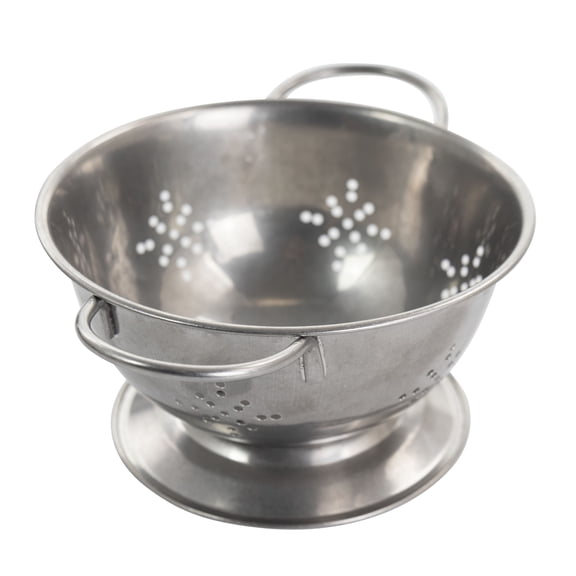 Gibson Stainless Steel 5.6" Mini Colander with Brass Handle