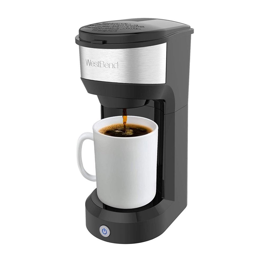 West Bend 56901 Single Serve Quick Brew Coffee Maker with Reusable