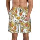 thumbnail image 1 of Balery Ducks and Flowers Traje de Baño Estilo Hawaiano para Hombre, Shorts de Secado Rápido con Bolsillos-Medium, 1 of 6