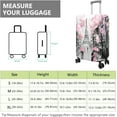 thumbnail image 2 of Travel Luggage Cover Suitcase Protector Fits 18-32 Inch Luggage Wheel Covers Patterned Travel Related Items Flower Luggage Protector Elastic Luggage Anti-scratch Suitcase Cover L, 2 of 6