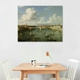 thumbnail image 4 of ONETECH View of the Thames from the South Canvas Wall Art 20\x16\, 4 of 4