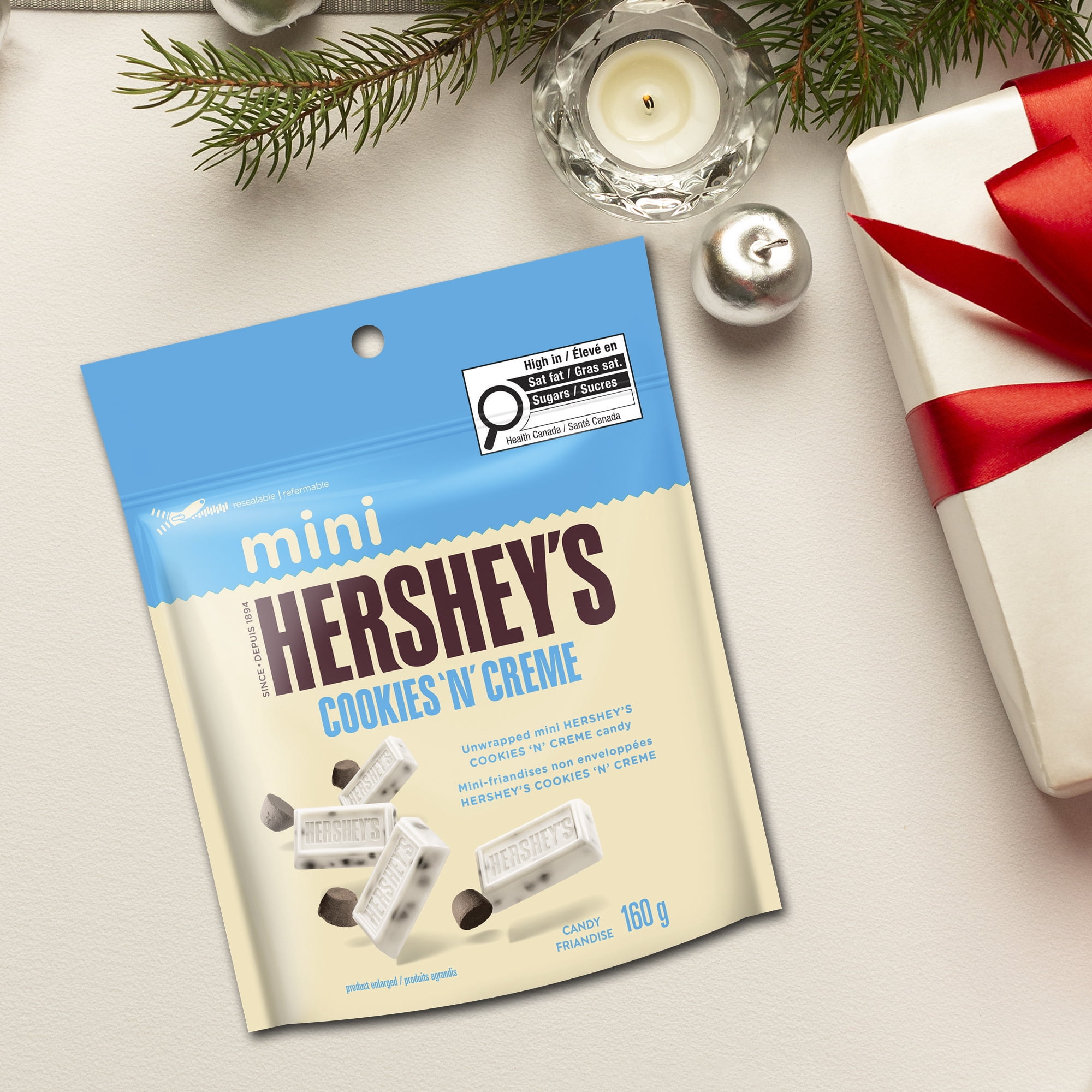 Mini HERSHEY'S COOKIES 'N' CREME candy 160g