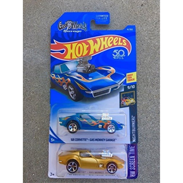 gas monkey gold corvette hot wheels