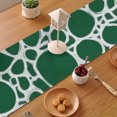 thumbnail image 2 of Dark Green (2) Table Runner, Seasonal Fall Winter Kitchen Dining Table Decoration for Home Party Decor 13 x 48 Inch, 2 of 4