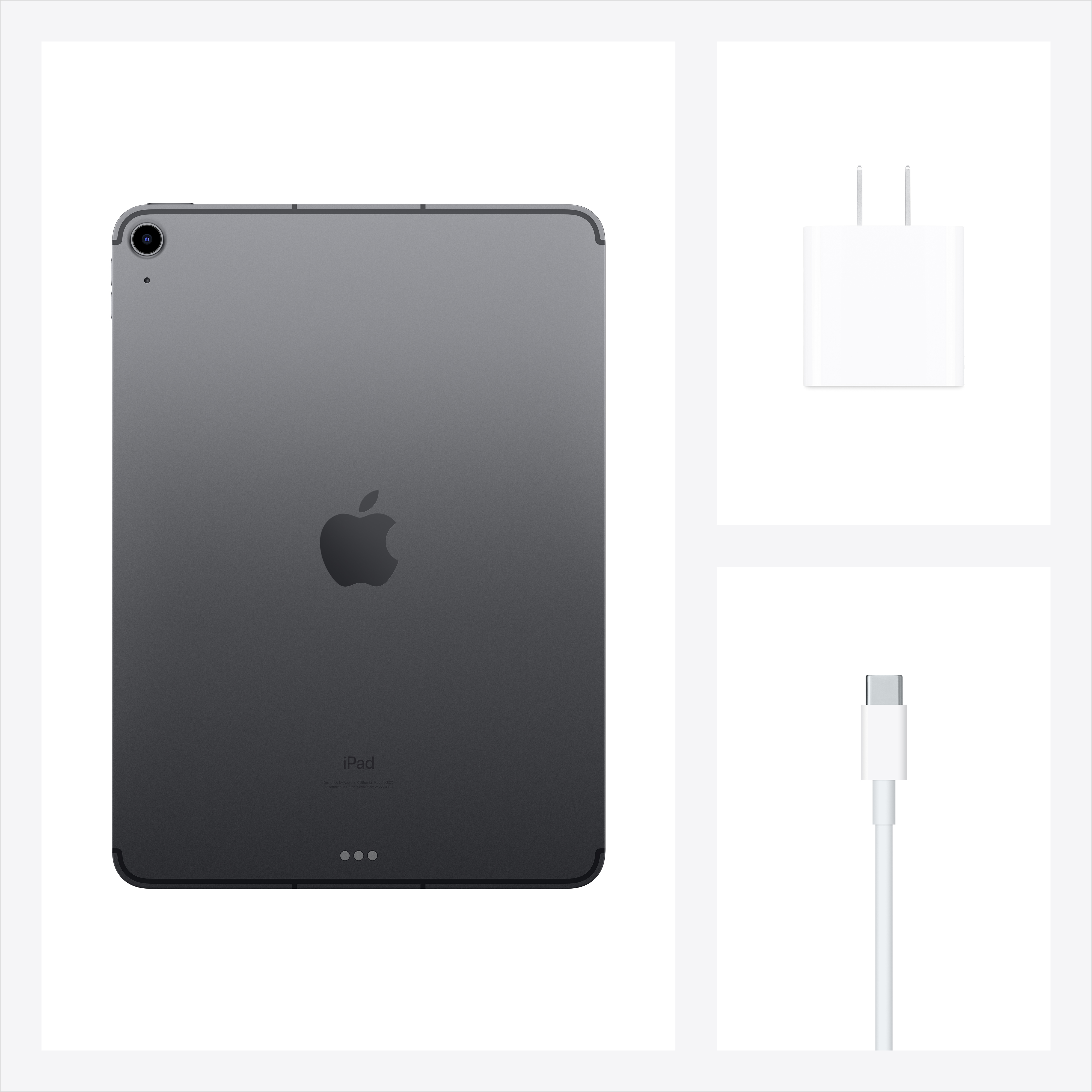 2020 Apple 10.9-inch iPad Air Wi-Fi + Cellular 64GB - Space Gray (4th Generation) - image 3 of 9