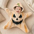 thumbnail image 2 of Baby Starfish Cold‑Weather Onesie, Heavy‑Duty Fleece Romper, Hooded Footie Bodysuit, Comfort Daily‑wear Jumpsuit Outfits for Boys Girls, 2 of 6