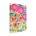 thumbnail image 2 of Trademark Fine Art Ania Zwara Pink Roses And Coral Anemones Canvas Wall Art, 2 of 4