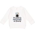 thumbnail image 2 of Inktastic My Daddy is Awesome at Bowling Toddler Sweatshirt, 2 of 4