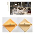 thumbnail image 3 of 10 Pcs Serviettes en Polyester 48x48cm, Compatible Restaurant, Vert Foncé, 3 of 5