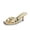 LIGHT GOLD, variant on Women's Strappy Kitten Heels 2.5 inch Stability Cute Flip Flops Thong Sandals with Cushioned Insoles for All-day Wear Prom Party Vacation