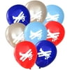 Biplane Vintage Airplane Party Balloons (16 pcs) by