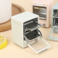 thumbnail image 5 of Dollhouse Mini Vertical Oven Microwave Kitchen Baking Dish Model Doll Decor, 5 of 13