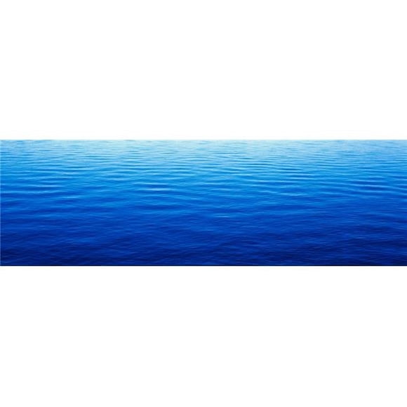 Panoramic Images PPI159649S These Are Water Reflections in Lake Tahoe. The Water is A Deep Blue & The Small Ripples in The Water Form A Pattern Poster Print, 27 x 9