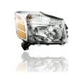 thumbnail image 3 of Headlight Assembly - Compatible/Replacement for '04-07 Nissan Armada Titan - Pair, Left Driver + Right Passenger Set - 260107S026, 260607S026 CAPA, 3 of 4