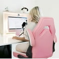 thumbnail image 2 of N-GEN Video Gaming Chair Ergonomic Computer Desk Office Chair with Lumbar Support Adjustable Height Swivel Wheels Flip-Up Arms PU Leather Home and Office (Pink), 2 of 10