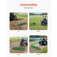 thumbnail image 6 of VEVOR Drag Harrow, 4 ft Heavy Duty Tow Behind Drag Harrow with Adjustable Bars & 72 in Chain, Driveway Grader Landscape Rake for ATV, UTV, Tractor, Mower Tow Behind Yard Lawn Leveling Tool, 6 of 9