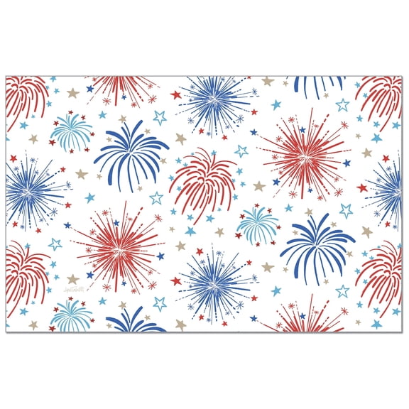 CounterArt "Star Spangled" 24-Sheet Premium Paper Placemats