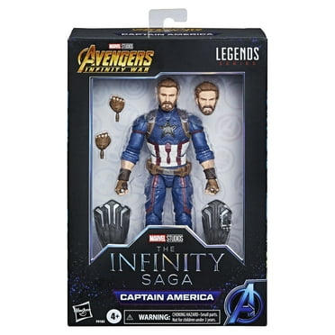 Marvel: Legends Series Captain America Kids Toy Action Figure for Boys and Girls Ages 4 5 6 7 8 and Up (6”)
