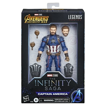 UPC: 5010993839360 | Marvel: Legends Series Captain America Kids Toy Action Figure for Boys and Girls Ages 4 5 6 7 8 and Up (11”)