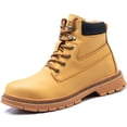 thumbnail image 4 of Tanleewa Leather Steel Toe Work Boots for Men Non-Slip Safety Shoes, 4 of 11