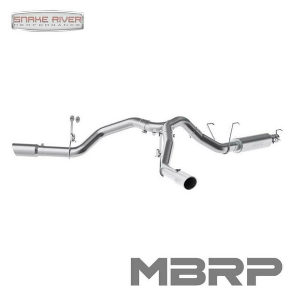 MBRP 14-16 Ram 2500 6.4L 4in 409 SS Dual Side Split Outlet Cat Back Exhaust Fits select: 2021-2023 RAM 2500 TRADESMAN, 2015 RAM 2500 SLT