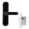 thumbnail image 1 of Smart Lock Fingerprint Control,Access for Wooden/Metal Door Card/Temporary Passcode/Anti-Peep Keypad, 1 of 7