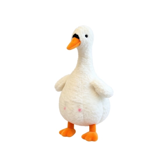 15.8in Large White Goose Plush Toy, Soft Buddy Swan Stuffed Animal Doll for Modern Home Decor and Bedtime Companionship