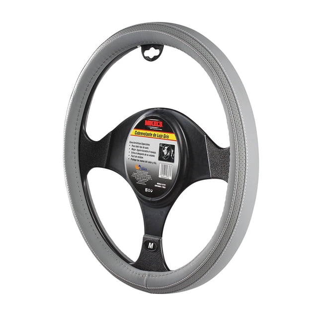 Funda Cubre Volante Universal Piel Gris MIKEL'S CU-PG