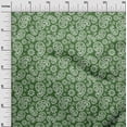 thumbnail image 3 of oneOone Cotton Poplin Twill Forest Green Fabric Block Dress Material Fabric Print Fabric By The Yard 56 Inch Wide, 3 of 6