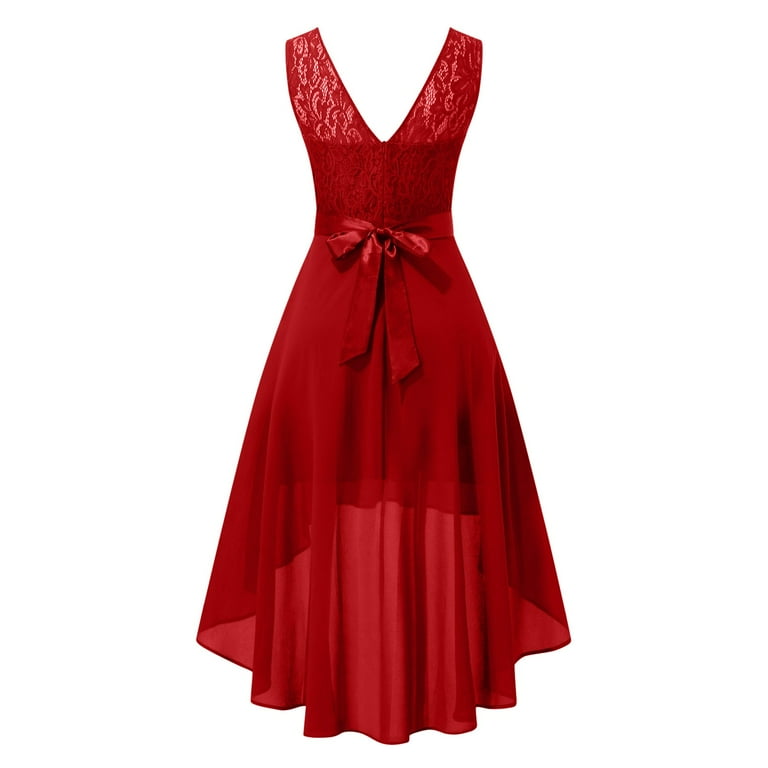 open lace back dress red amazon bandeau dress main image 0