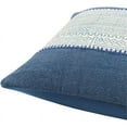 thumbnail image 4 of Surya Lola LL-007 22"Hx22"W Square Cotton Pillow Cover in Cream/Pale Blue/Navy, 4 of 7