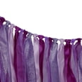 thumbnail image 3 of Pancarta de Borlas de Tela Hecho de DIY Banderines para Boda Decoración Púrpura BLESIY guirnalda de borlas de cinta, 3 of 8
