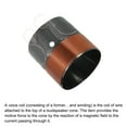 thumbnail image 4 of Bobina de voz Woofer Uxcell de 1.95 pulgadas, bobina de altavoz de alambre de cobre de 2 capas para reparación de altavoces, 1 paquete, 4 of 4