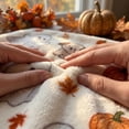 thumbnail image 4 of Autumns Thanksgiving Blanket Soft Throw Blanket,Thick Soft Plush Cute Fall Holiday Plush Blankets for Thanksgiving Home Bed Sofa Couch Chair, 4 of 5